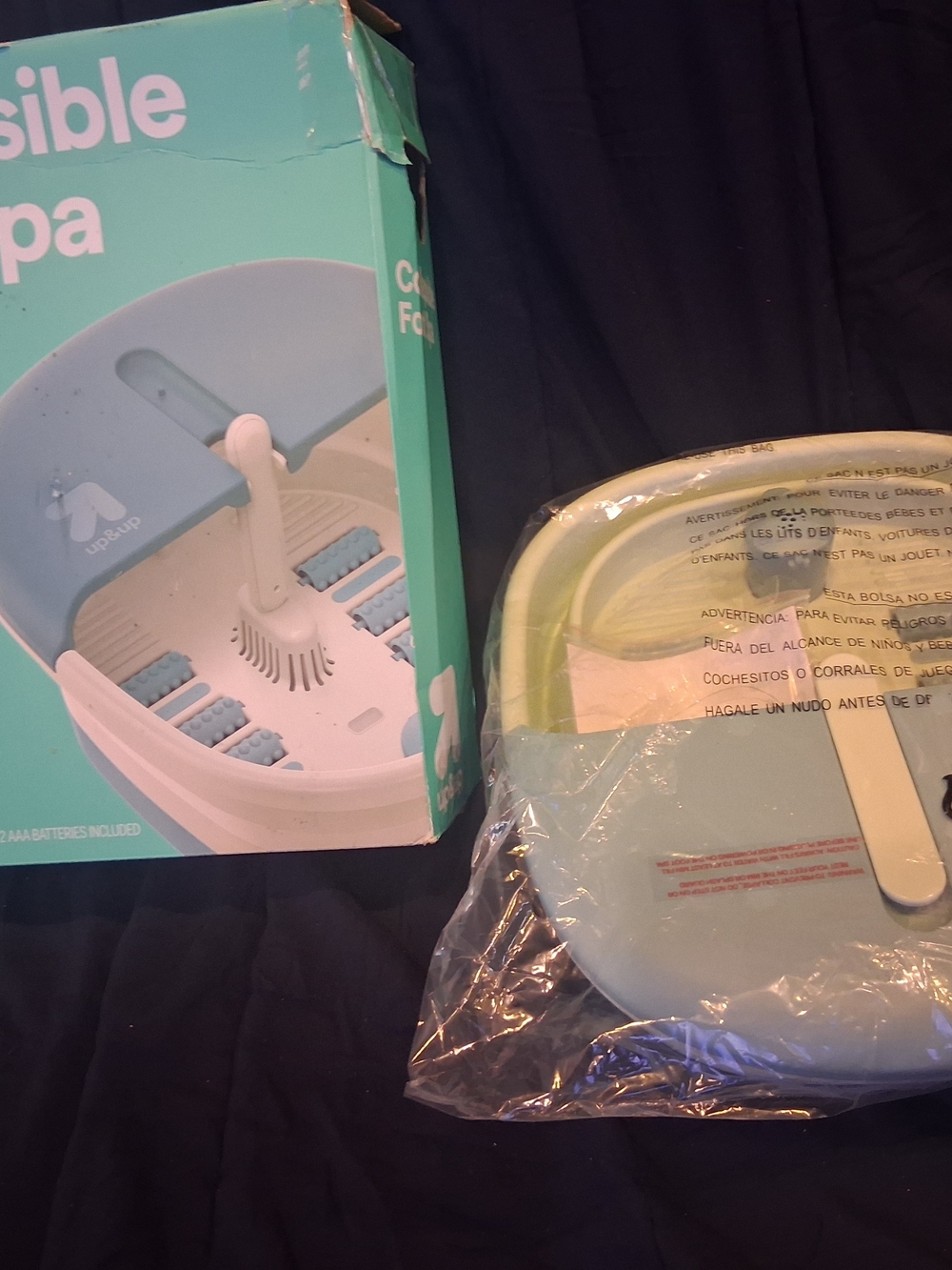 up&up™ Collapsing Foot Spa Bath With Heat